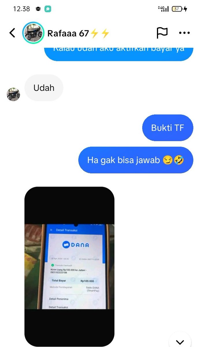 rara1867276's tweet image. TOLONG VIRAL KAN PELAKU PELECEHAN OTAK MESUM RENCANA MEMAKSA MEMINTA MINTA VC BUGIL KE WANITA DI BAWAH UMUR
nama: rafaardinata
No WA:+62 878-5062-7972
#tiktokviral #poldametrojaya #detikcom #indonesiareadytogetrude
