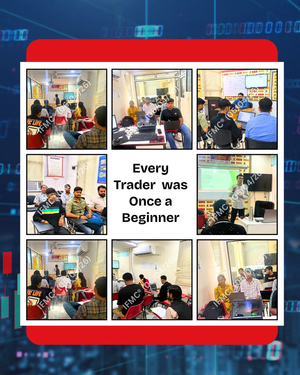 ifmcinstitute's tweet image. A new batch of passionate learners begins their journey into the world of the #stockmarket — mastering chart reading, decoding analysis, and building strong technical &amp;amp; fundamental analysis
before stepping in the real world.
ifmcinstitute.com/classroom-stoc…
ifmcinstitute.com/online-stock-m…
#ifmc