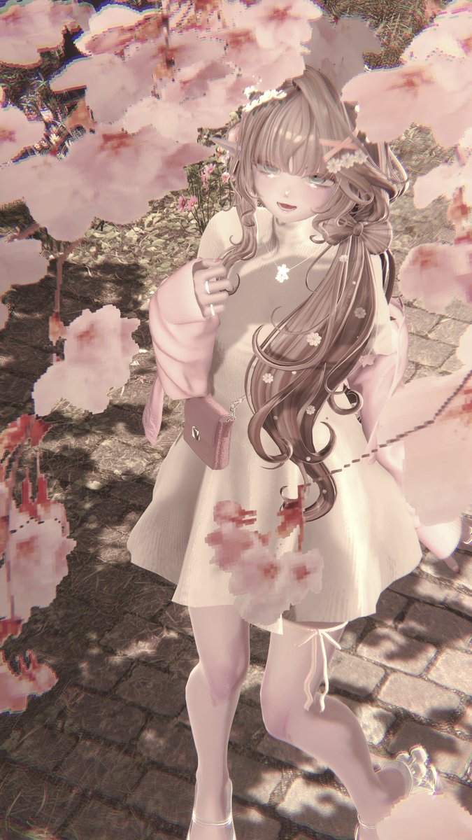 VRC_SakuYuki's tweet photo. 春らしくー!🌸✨
#MitoKumo
#PoteLab
#Shinano3D https://t.co/j4Qivu5dOE