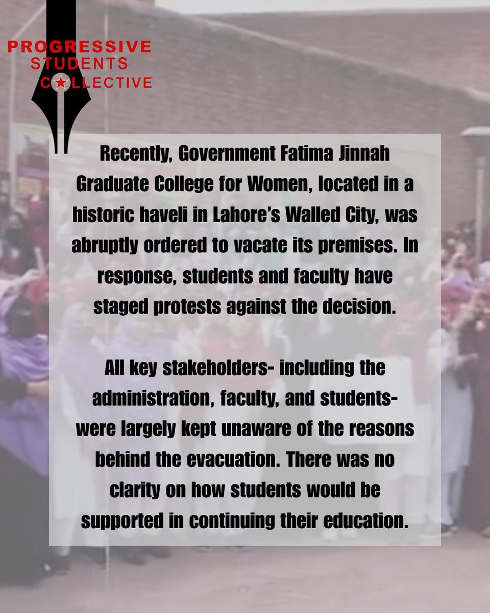 Progressive Students’ Collective tweet media