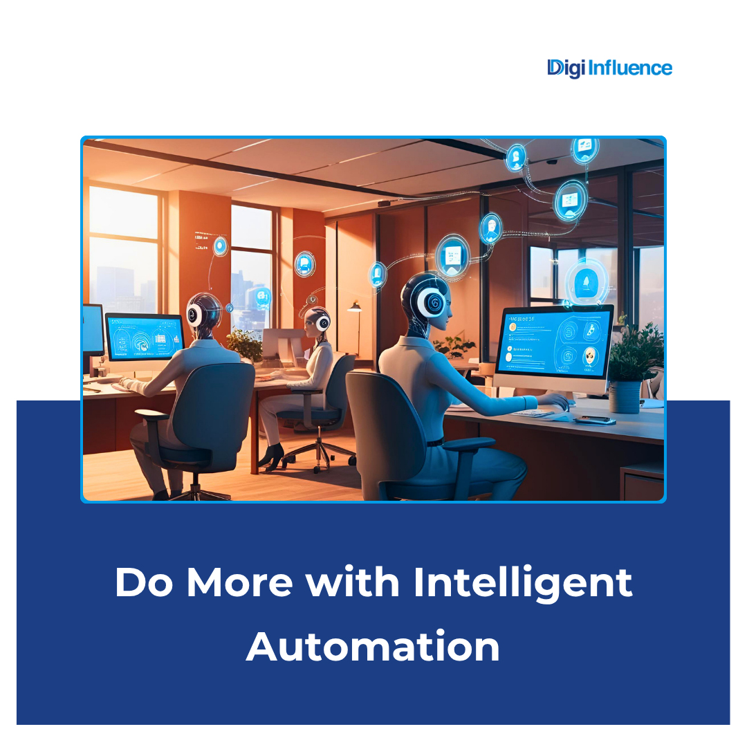 DigiInfluence1's tweet photo. Why spend hours on repetitive tasks when automation can do the heavy lifting? From emails 📧 to workflows 🔄, let automation handle the grunt work so you can focus on growing your business 🚀 and achieving your goals 🎯. Say goodbye to mundane tasks and hello to more productivity https://t.co/2YA2kXhN2O