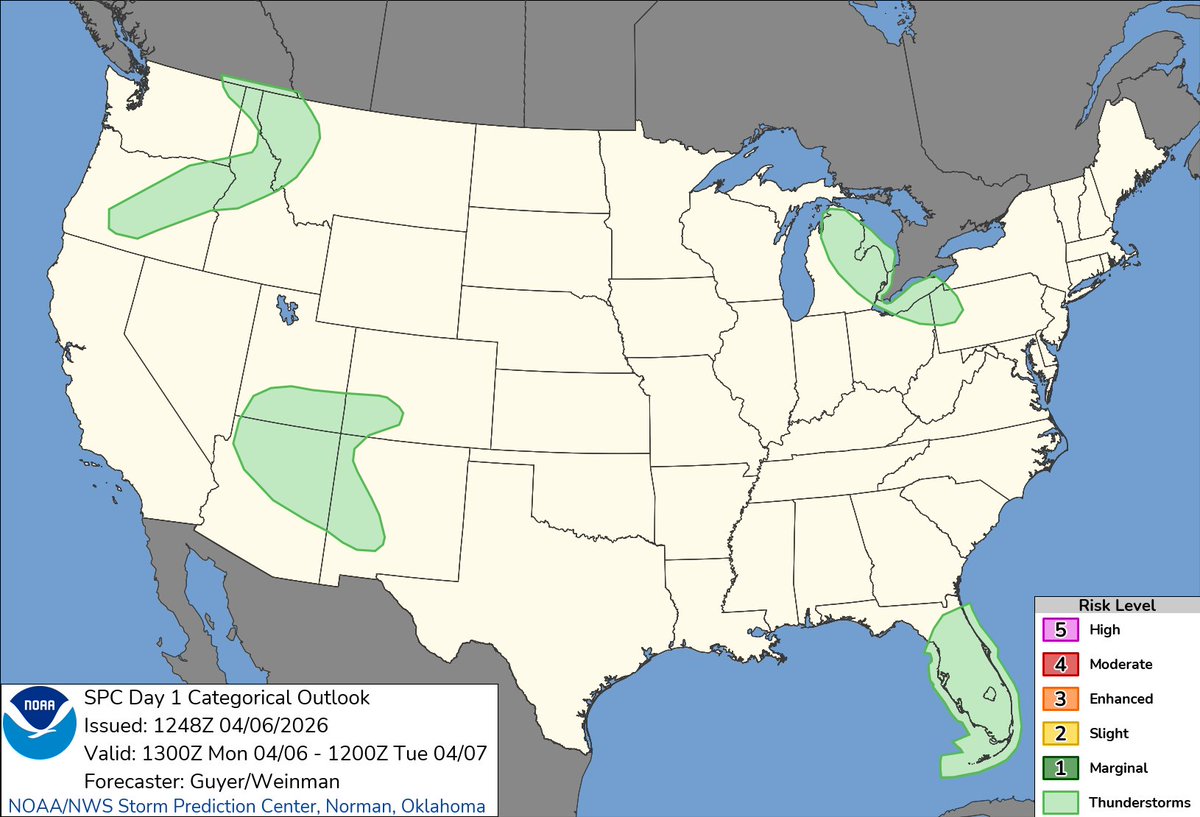 NWS Storm Prediction Center tweet media