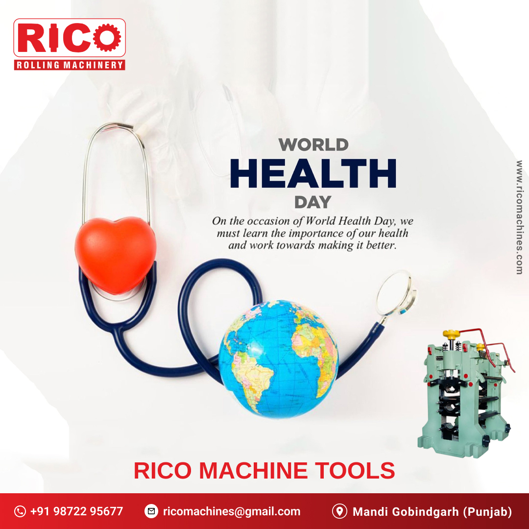 ricomachinetool's tweet photo. Just like quality steel builds strong structures, good health builds a strong life.
Stay healthy, stay strong. 💪

#Ricorollingmachinery #WorldHealthDay #SteelIndustry #HealthyLiving #MachineManufacturing #RollingMill #IndustrialMachinery #HeavyEngineering #PunjabIndustry https://t.co/rHZQ1tHYox