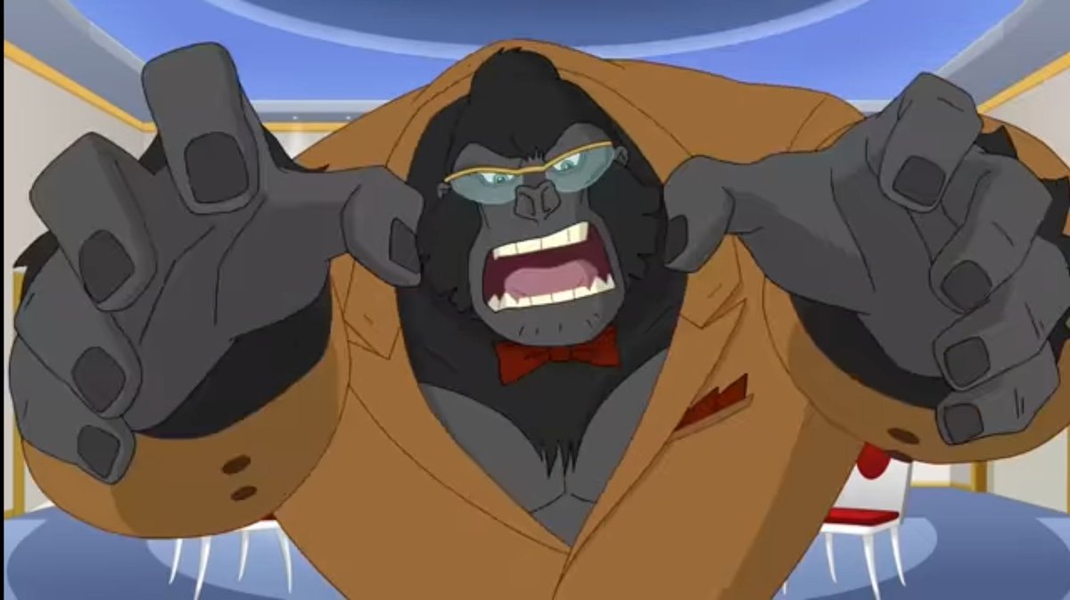 lanajhonpual's tweet photo. Okay, love the idea of Grodd becoming vice principal in this version #DCSuperHeroGirls #dcshg https://t.co/YfRynjNiii