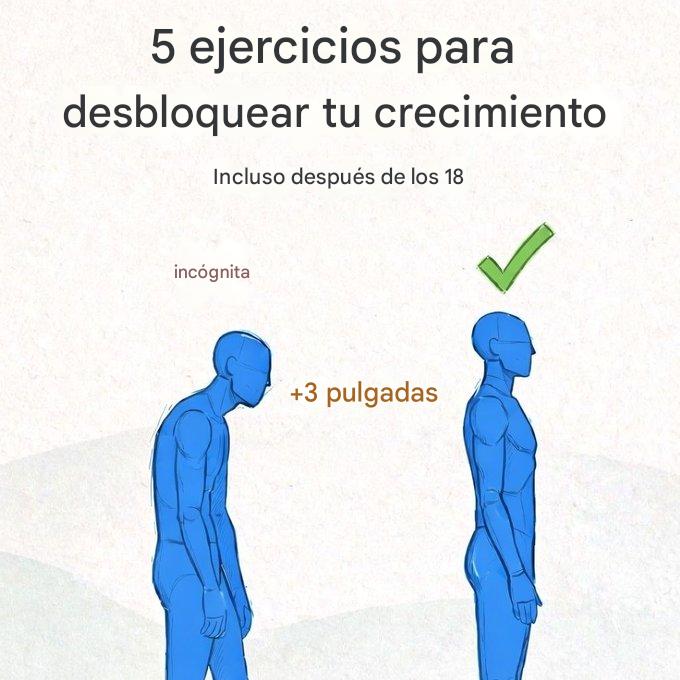 HabitLetal's tweet photo. 5 ejercicios para potenciar tu crecimiento incluso después de los 18

🧵 https://t.co/aof34V2kNW