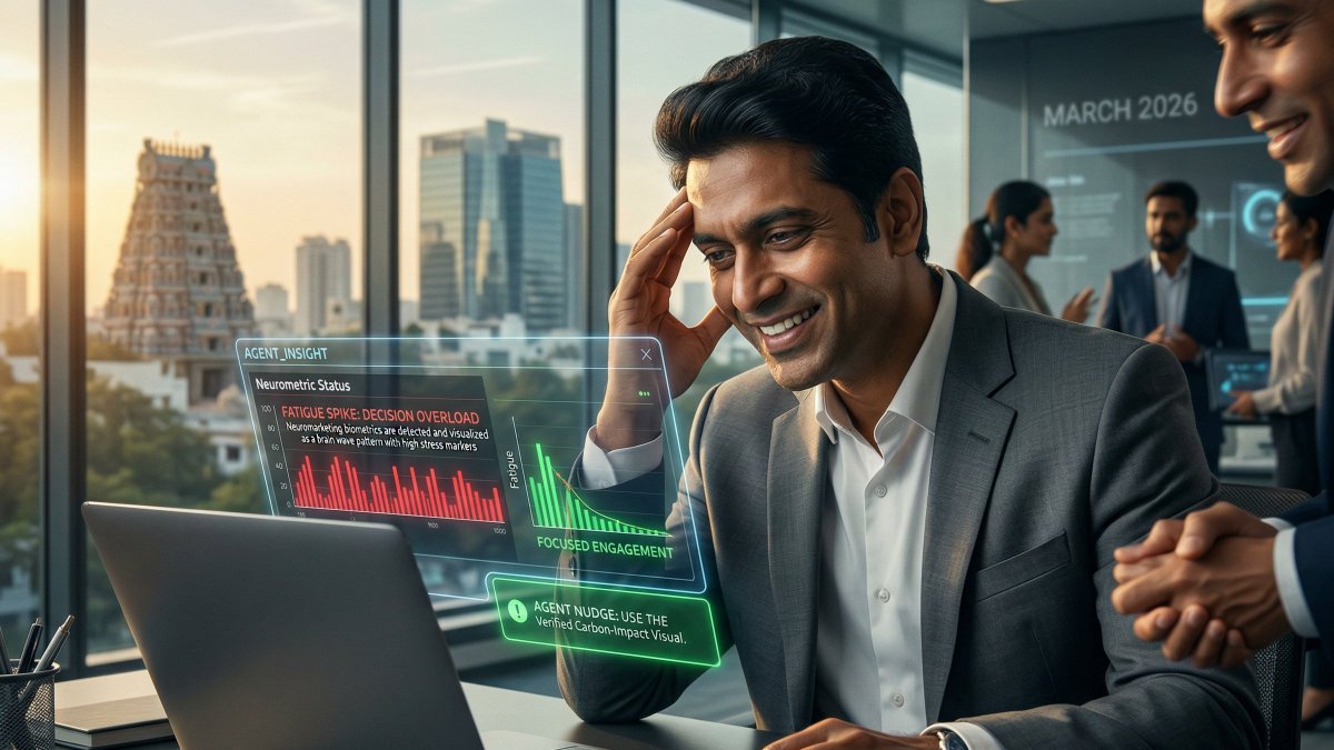 ZeroCompMarket's tweet photo. Hyper-personalized B2B journeys powered by neuromarketing biometrics eliminate decision fatigue for busy executives. 

AI agents deliver the right insight at the right emotional moment. Closing rates transform. #B2BMarketing #HyperPersonalizedB2B #AIagents