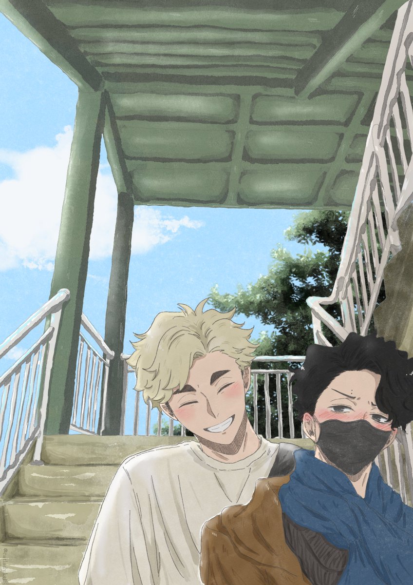 Silly bantering.

*dialogues in the comments for fun!

#sakuatsu