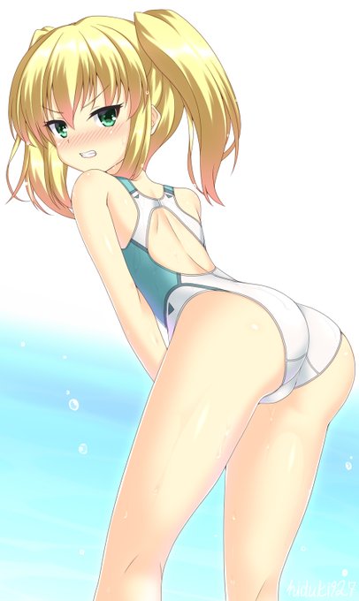 ジェン「俺、教官から目が離せないッス!」
イリーネ「ばっ、バカ!どこ見てんだエロガキ!///」
イリーネ教官のハイレグ競泳水着姿第二弾です。
そしてえっちなお尻。
#よその子
#これを見た人は競泳水着をTLに放流しよう 