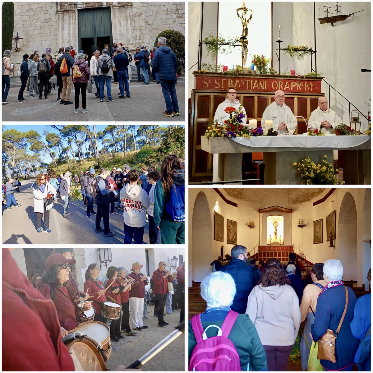 ParroqPala's tweet photo. ℹ️ Un any més s'ha complert el Vot a sant Sebastià! Per molts anys! #Palafrugell #ElFar https://t.co/dIMEuroMdZ