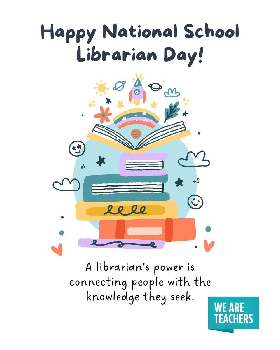 DISDlibraries_'s tweet photo. This past weekend was National Librarians Day, and we couldn’t let it pass without celebrating our incredible library team! From helping students find just the right book to creating a space where everyone feels welcome, they do it all—and make it look easy. https://t.co/dNNDbYGbnB