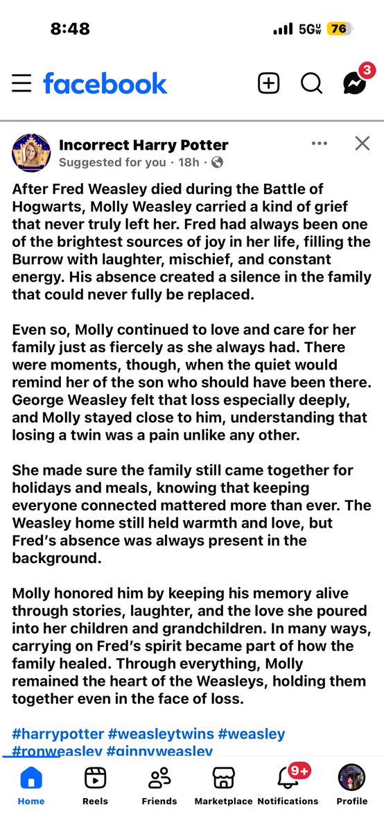 Molly Weasley tweet media