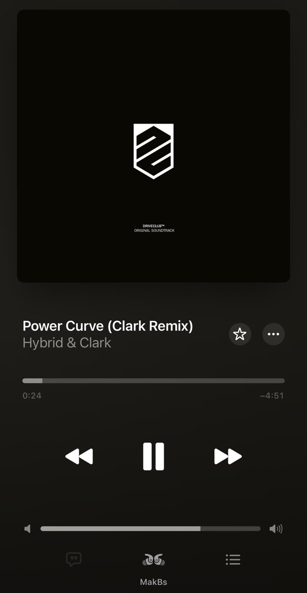 MakgSnake's tweet image. Today at gym the ideal track came on as well… the game was amazing but its soundtrack was also 🔥 AF. 

Give this track a GO! #DriveClub