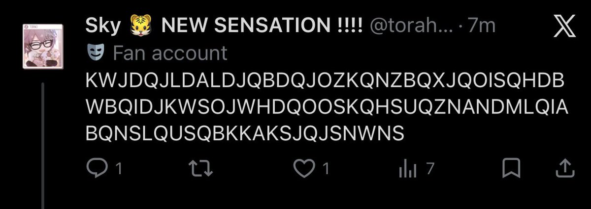 Sky 🐯 NEW SENSATION !!!! tweet media