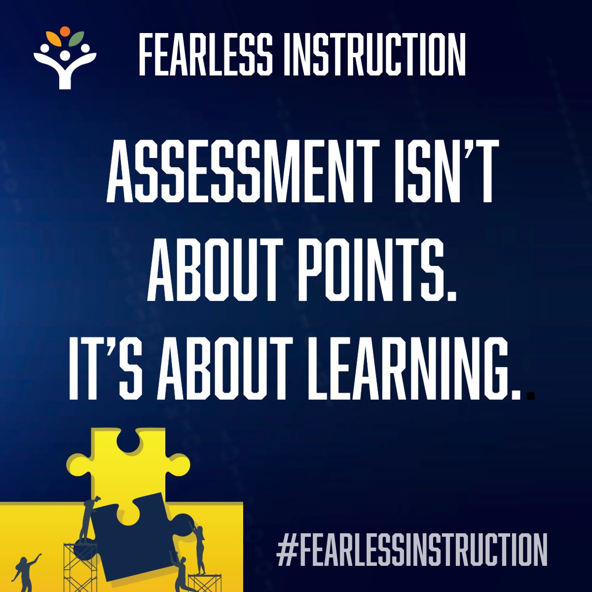 If it doesn't lead to feedback, revision, and growth...
it's not assessment.

No second chance?
That's judgment.

Get your copy today:
creativeleadership.net/books/

#InstructionalLeadership #FearlessInstruction. ⁦<a href="/mccartyann/">Ann McCarty Perez</a>⁩ ⁦<a href="/AllysonApsey/">Allyson Apsey</a>⁩ ⁦<a href="/burgessdave/">Dave Burgess</a>⁩ ⁦