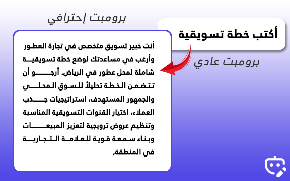 أداة توليد أوامر الذكاء الاصطناعي tweet media