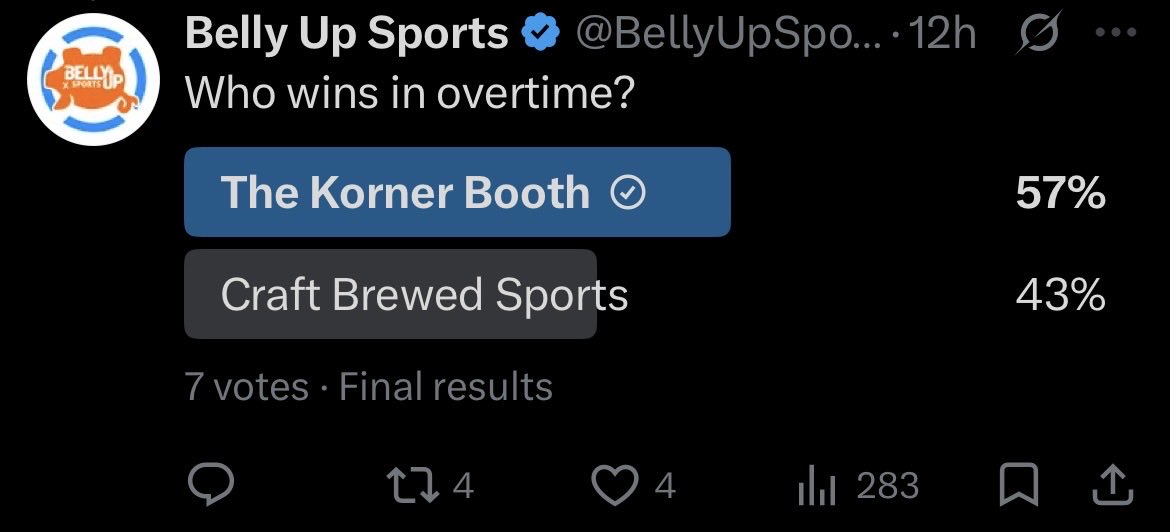 Belly Up Sports tweet media