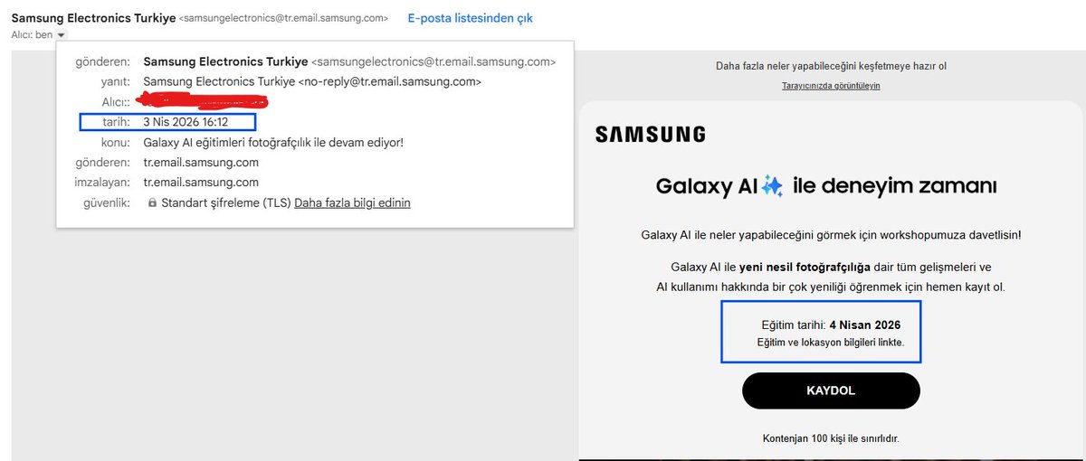 justreaderrr's tweet photo. @SamsungTurkiye 
Davetiyeyi Workshop'un olduğu saatte atsaydınız bari https://t.co/n4Ggj7XG8q