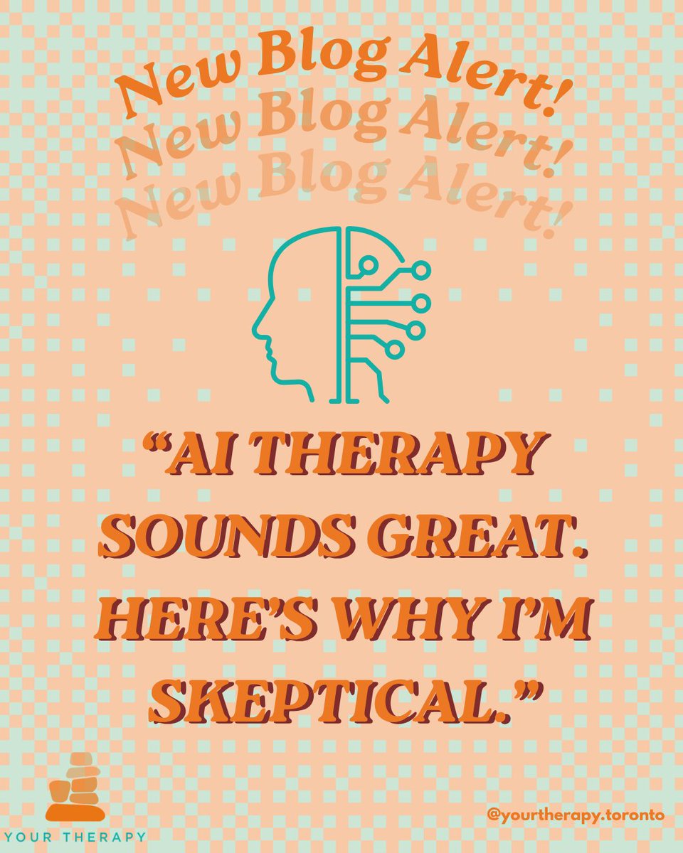 chahauver's tweet photo. AI therapy sounds convenient, accessible, even comforting. But is it actually helping in the ways people think it is?

If you have been curious about AI therapy or are already using it, check out this blog for some insights.

Read it at the link below:
https://t.co/DXLhTlyvow https://t.co/J1qOFRycUw