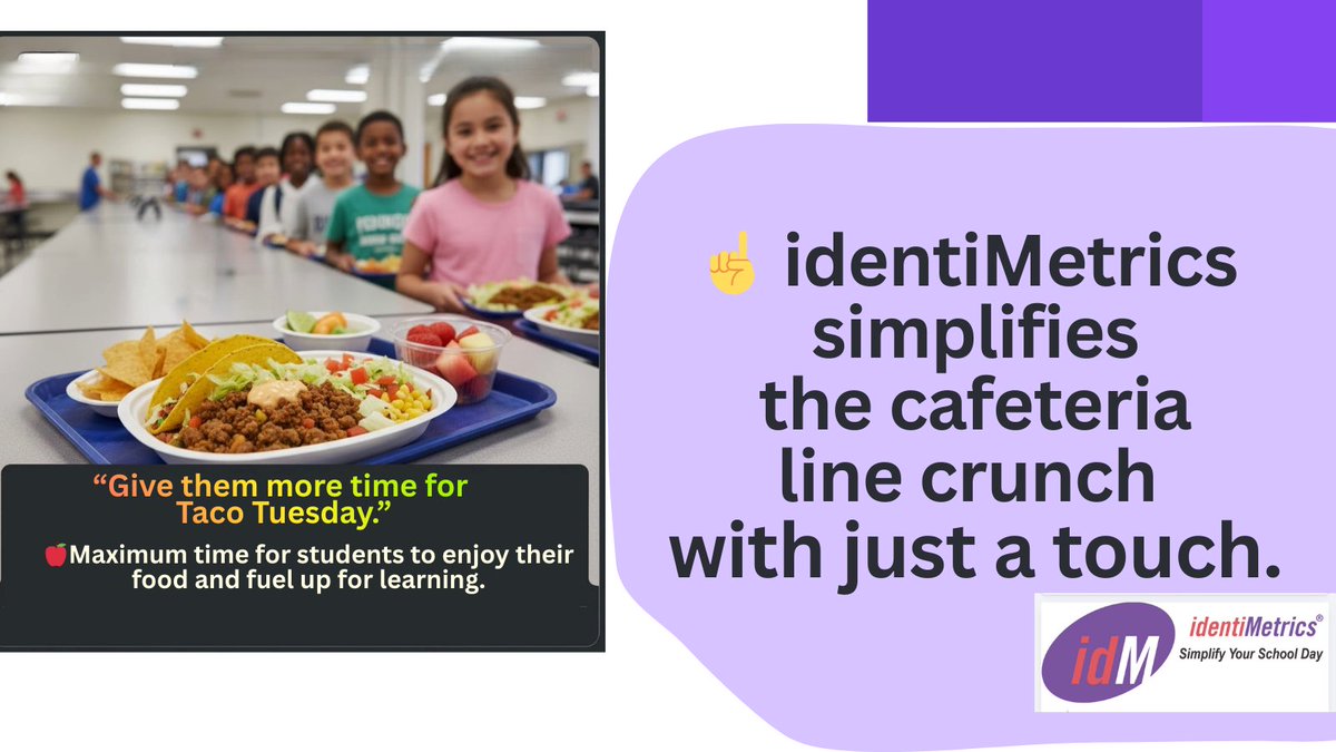 identiMetricsID's tweet image. #NationalNutritionMonth #SchoolNutrition #SchoolLunch #EdTech #SchoolBreakfast #identiMetrics
