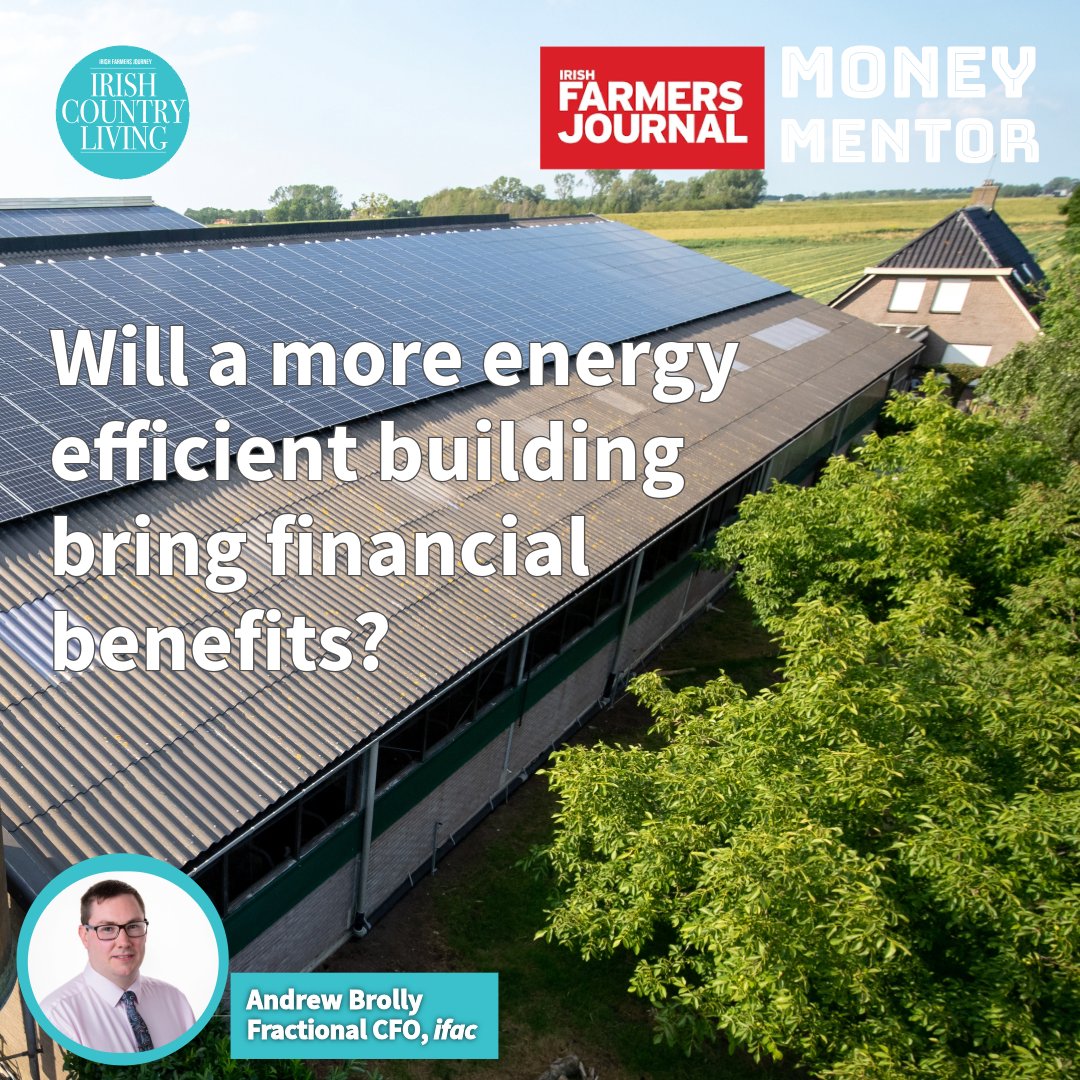 ifac_ireland's tweet image. #MoneyMentor ⚡
In this week’s @farmersjournal, Andrew Brolly of @ifac_ireland explains how energy upgrades can reduce long-term costs: eu1.hubs.ly/H0t9FmL0
Planning an upgrade? Talk to us first: eu1.hubs.ly/H0t9Gy80
#EnergyEfficiency #FarmBusiness #Ifac