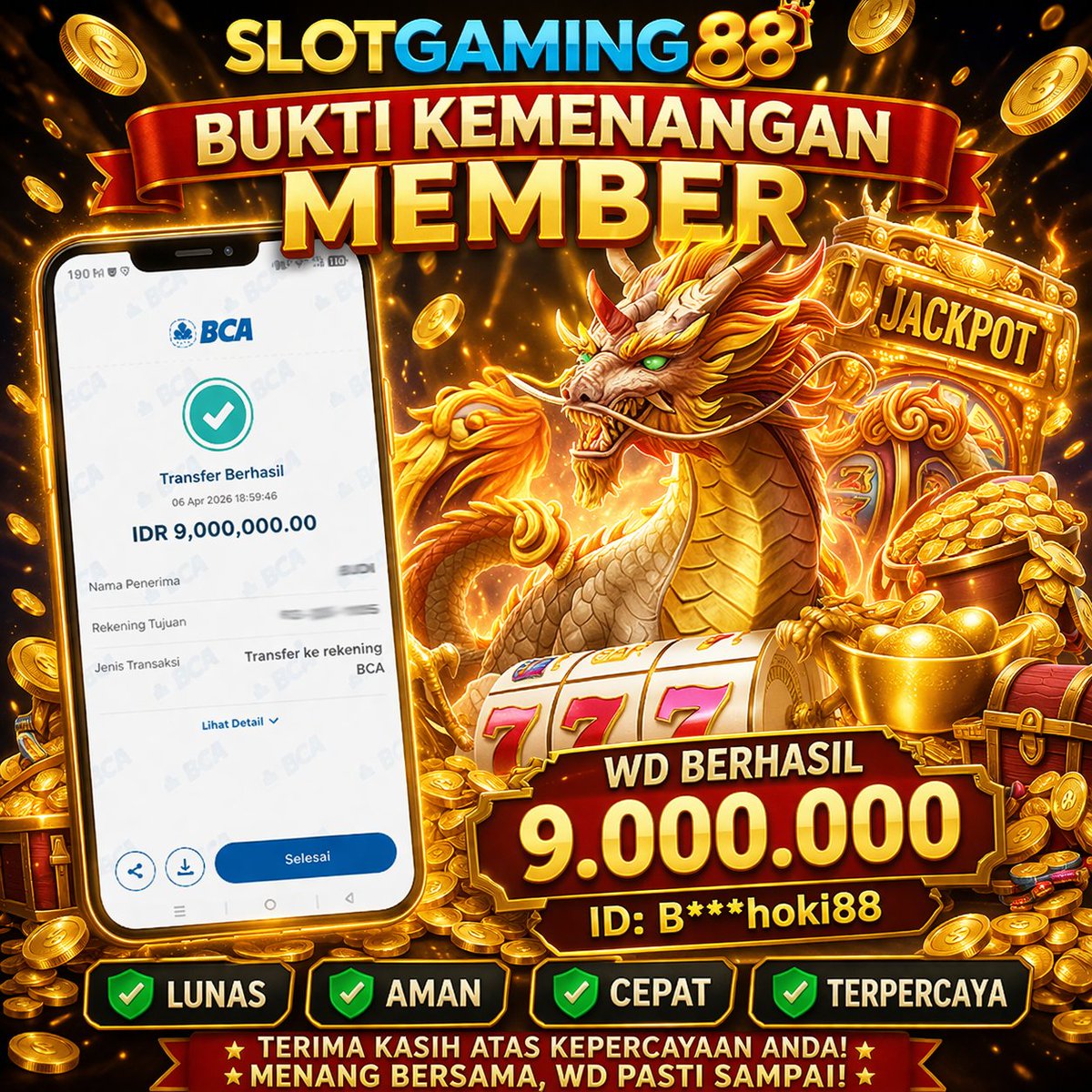 angin28158's tweet photo. Bukti kemenangan member SLOTGAMING88

╭LINK DAFTAR SLOTGAMING88 
╰➠ https://t.co/zPVFJINPr4
╰➠ https://t.co/xMmPu0yQfo https://t.co/wXYyCkLBt7