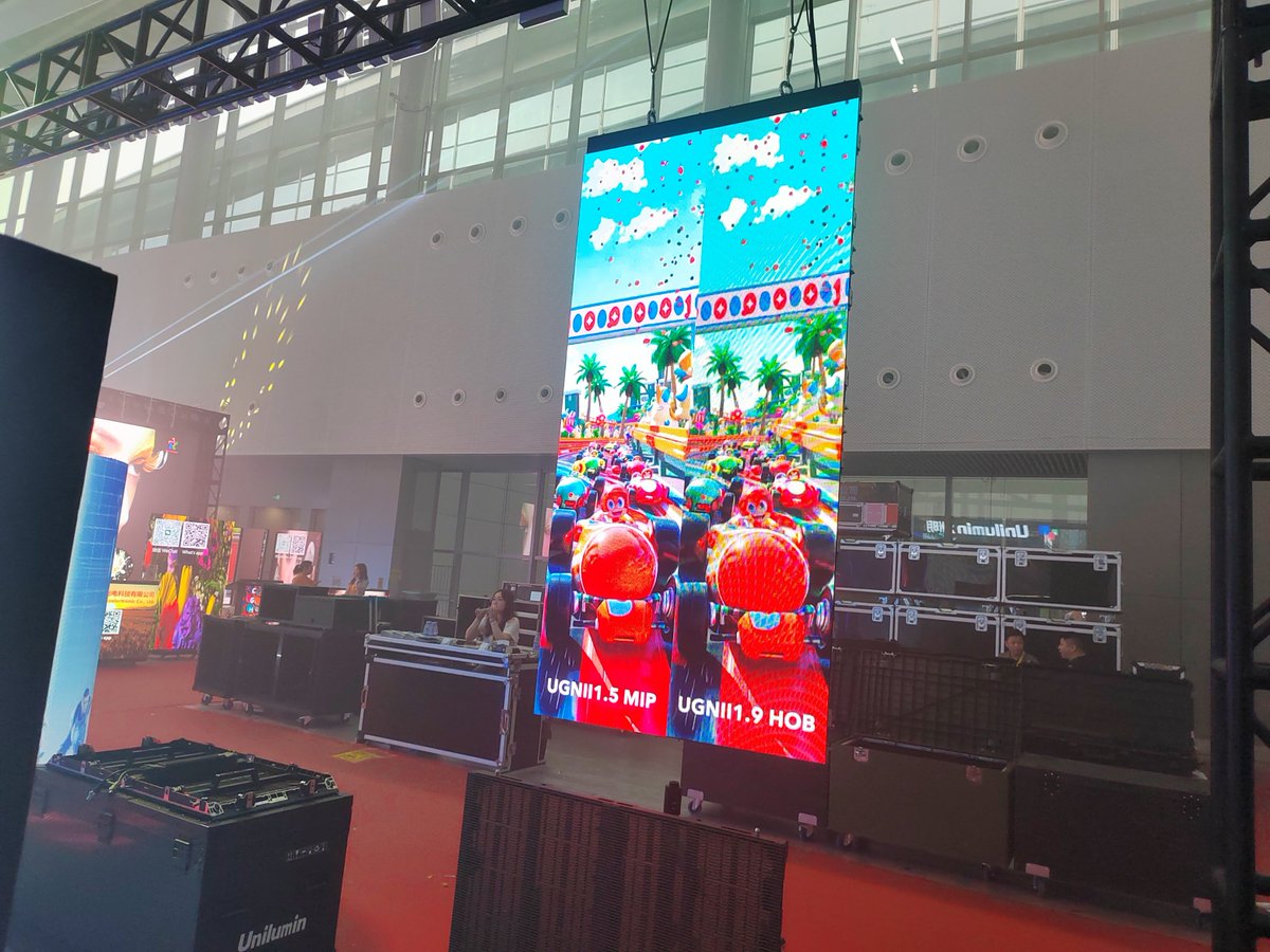 UniluminDisplay's tweet image. Day 1 at the #GETShow wrapped up strong. #RentalLED solutions in action—built for #liveevents, touring, and creative staging.

📍 Booth B8, Hall 20.2 — visit us through Apr 8
#Unilumin #ProAV #Ushield #leddisplay #rentaldisplay #LEDtechnology #VisualTechnology
#EventTechnology