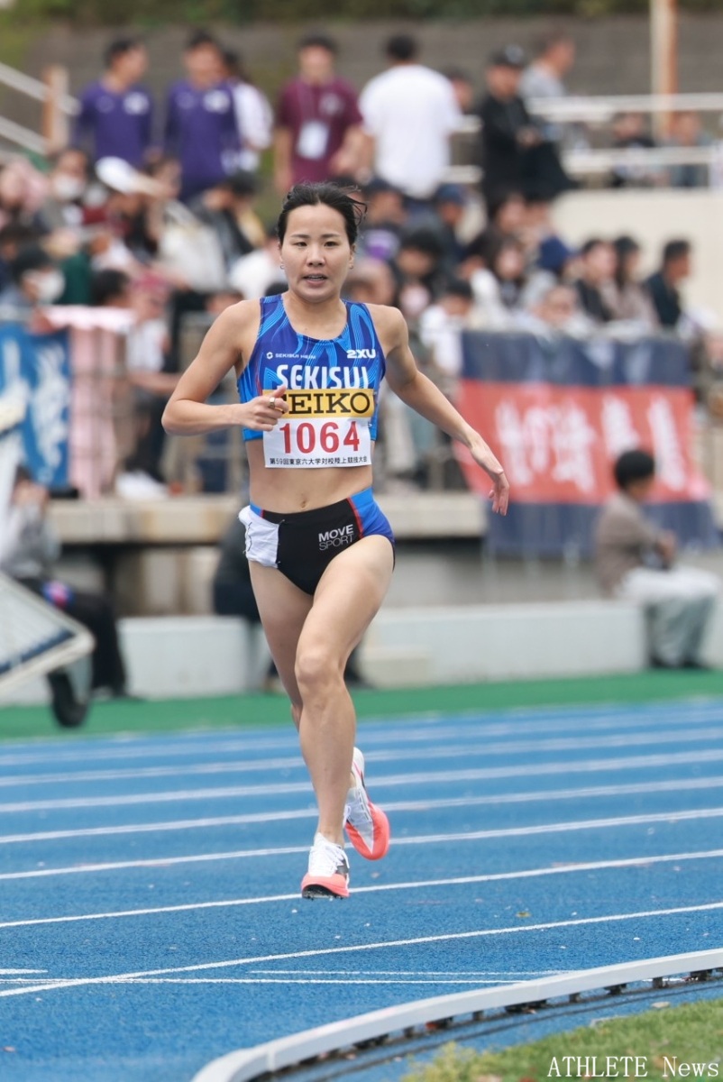 ATHLETE News X:ssä: ”4/5 第59回東京六大学対校陸上競技大会 女子