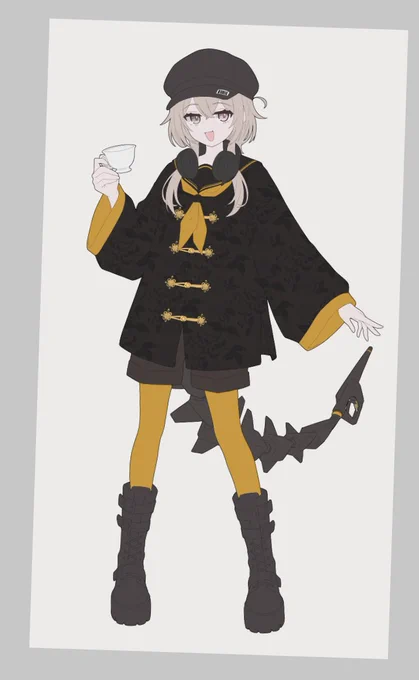 重い腰を上げて己の立ち絵描き始めた