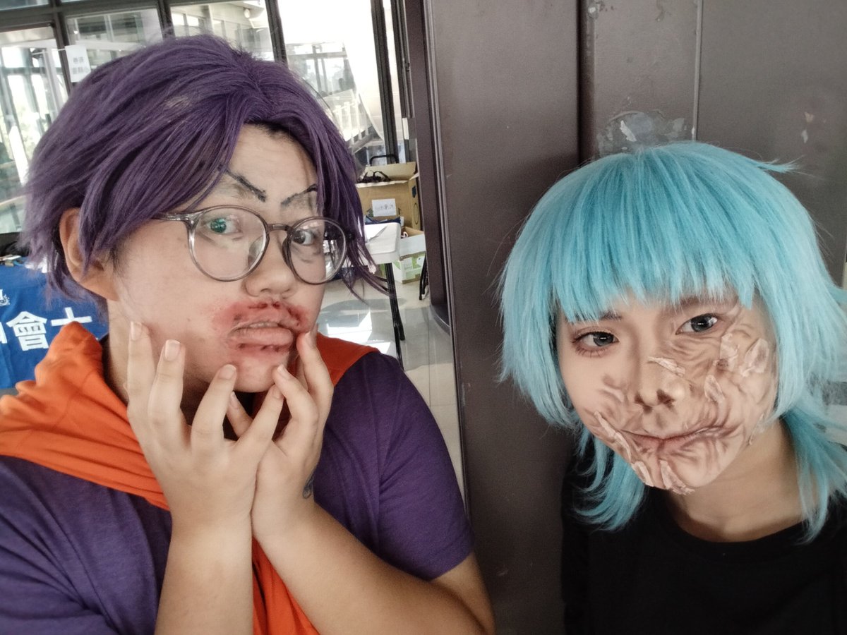 duvob36343's tweet image. Me as wireface:

#NINAH #Cosplay #Wireface