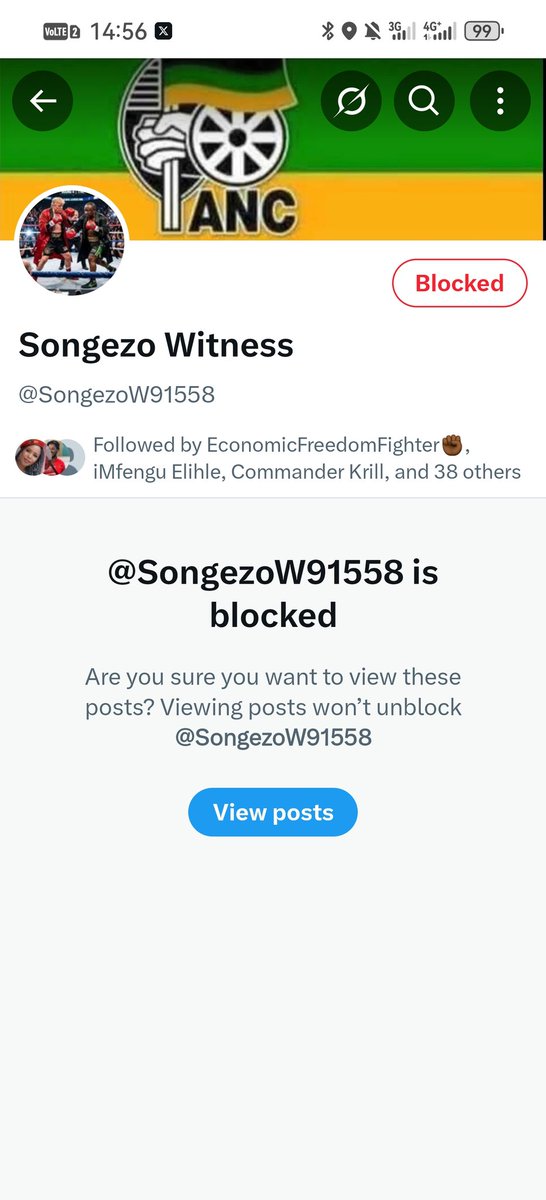 leballotvl's tweet photo. Looks like This anc lunatic didn't get the memo.
Blocked in an instant.
#StarveTheseDevils
โค๏ธ๐ค๐
#VoteEFF2026 https://t.co/DPr86SaiqY