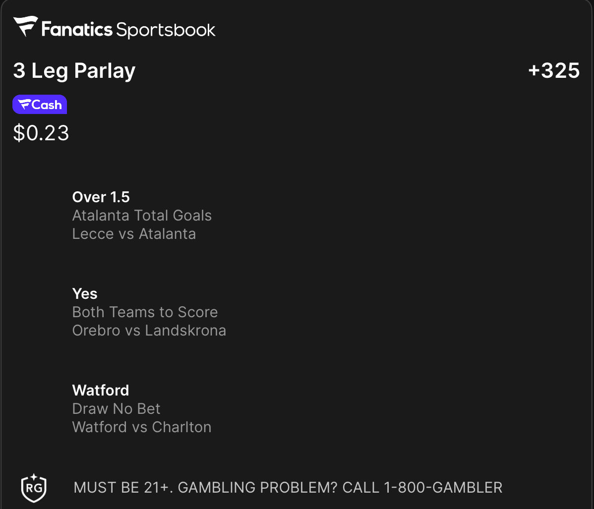 Morning lay ⚽️

#Gambling𝕏