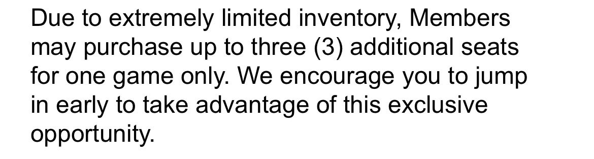 Ticket presale for Sabres season ticket holders begins soon. Different info this morning.
