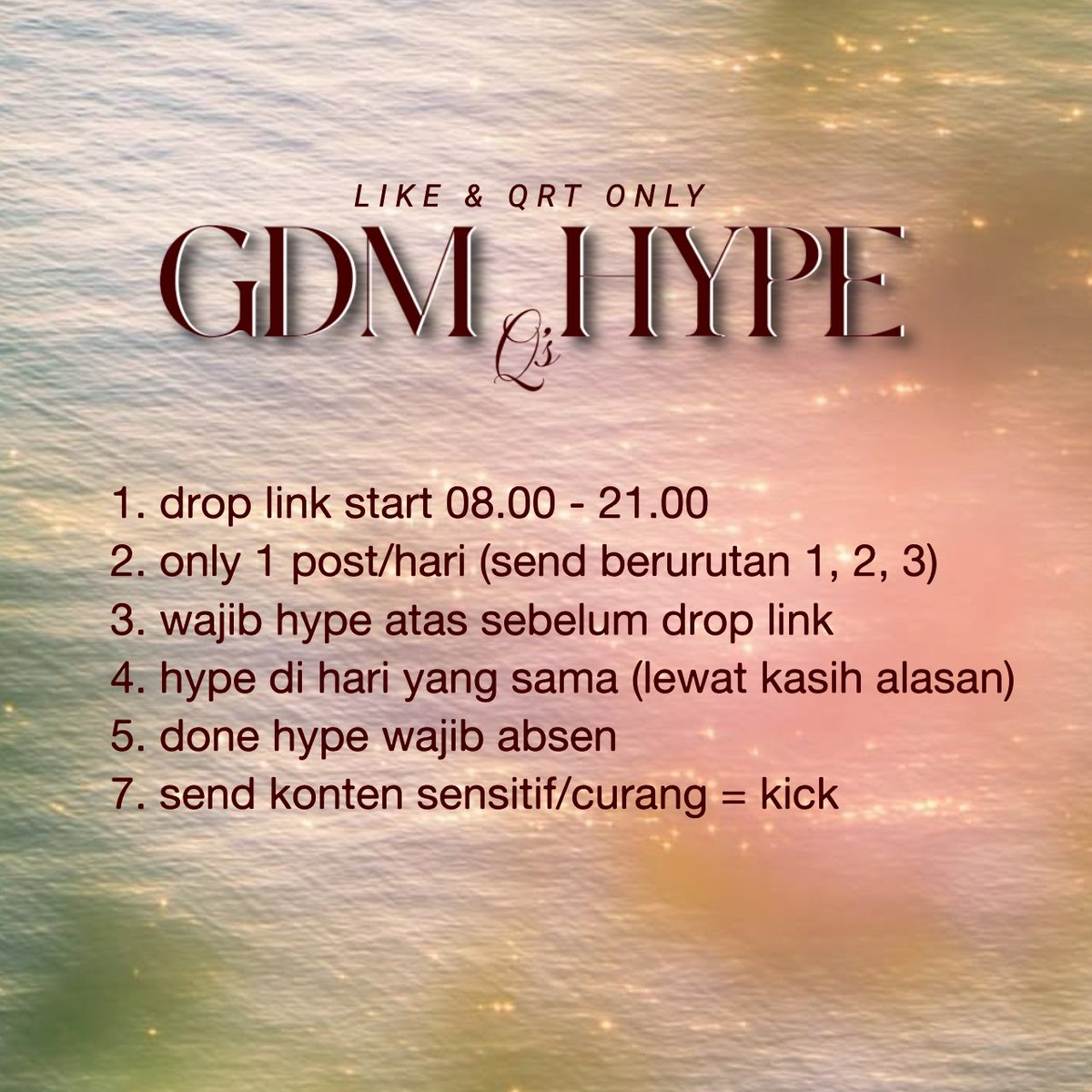 qiebee, gdm check pinned tweet media