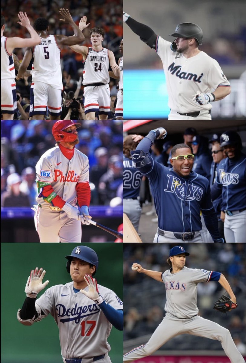 MMLocks1's tweet photo. Best Bets 4/6
UConn +6.5: -108 (2U)
MIA/CIN O 8: -115 (2U)
PHI ML: -120 (2U)
TB ML: -108 (1.5U)
LAD/TOR O 8.5: -120 (1.5U)
TEX/SEA U 7.5: -115 (1.5U)
#Draftkings #CBBpicks #CBBbets #CBB #NCAAM #MLBpicks #MLBbets #MLB https://t.co/3OXf6KLb04