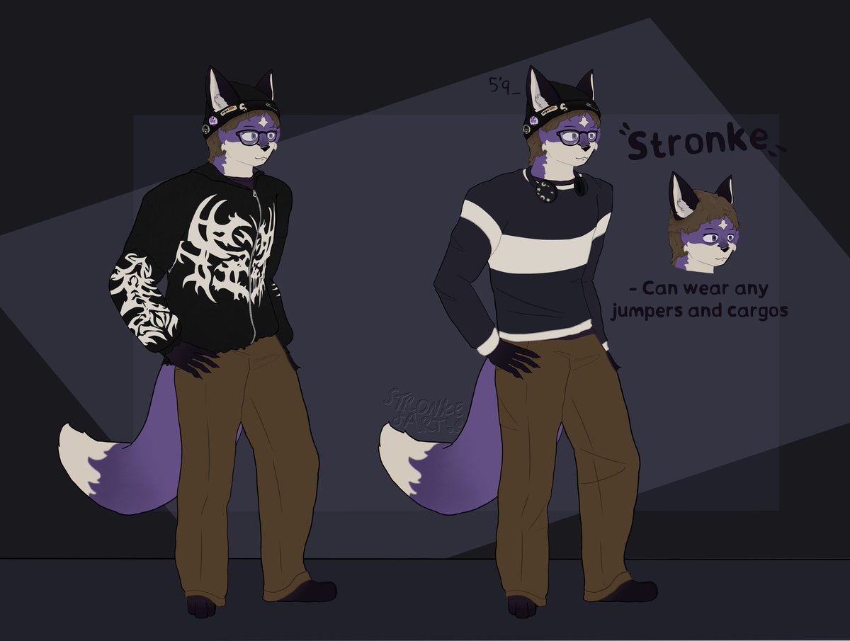 Stronkeart's tweet photo. Finally got round to making a sona so here is Stronke d:
#fursona #art #furry #oc #artist https://t.co/UDU6rDRTm5