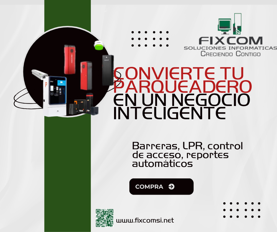 FIXCOMSI's tweet photo. 🅿️ Convierte tu parqueadero en un negocio inteligente.   Soluciones completas para control y automatización: 🚧 Barreras automáticas 📸 LPR – Reconocimiento de placas

Más control. Más ingresos. Menos errores. 📲 Agenda una visita técnica. Conoce más: https://t.co/3dEeKzSGZE https://t.co/11pnMFm097