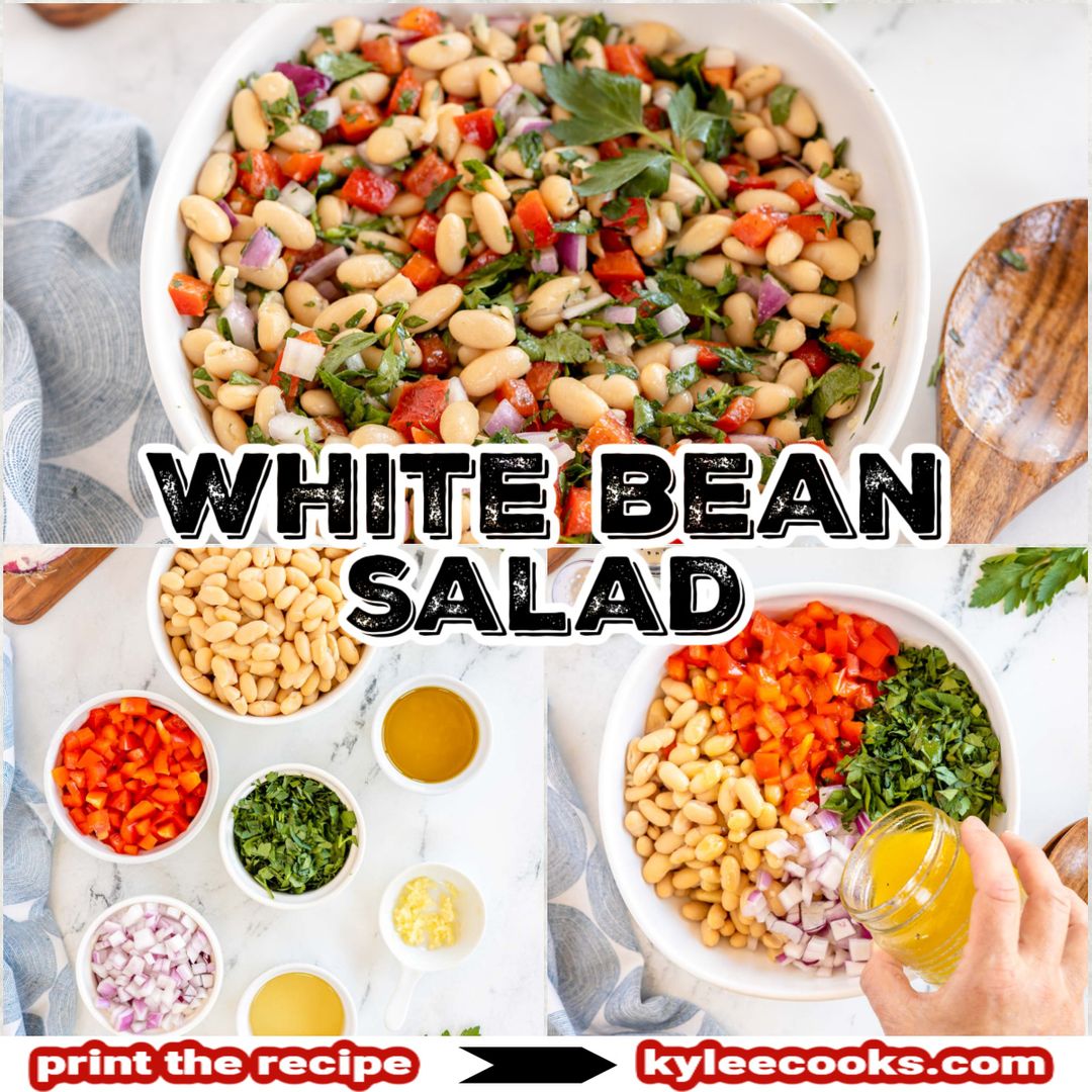 kyleecooks's tweet image. Fast, protein-packed, and actually tasty? This White Bean Salad does it all. #easyrecipes #healthylunch #kyleecooks kyleecooks.com/summery-white-…