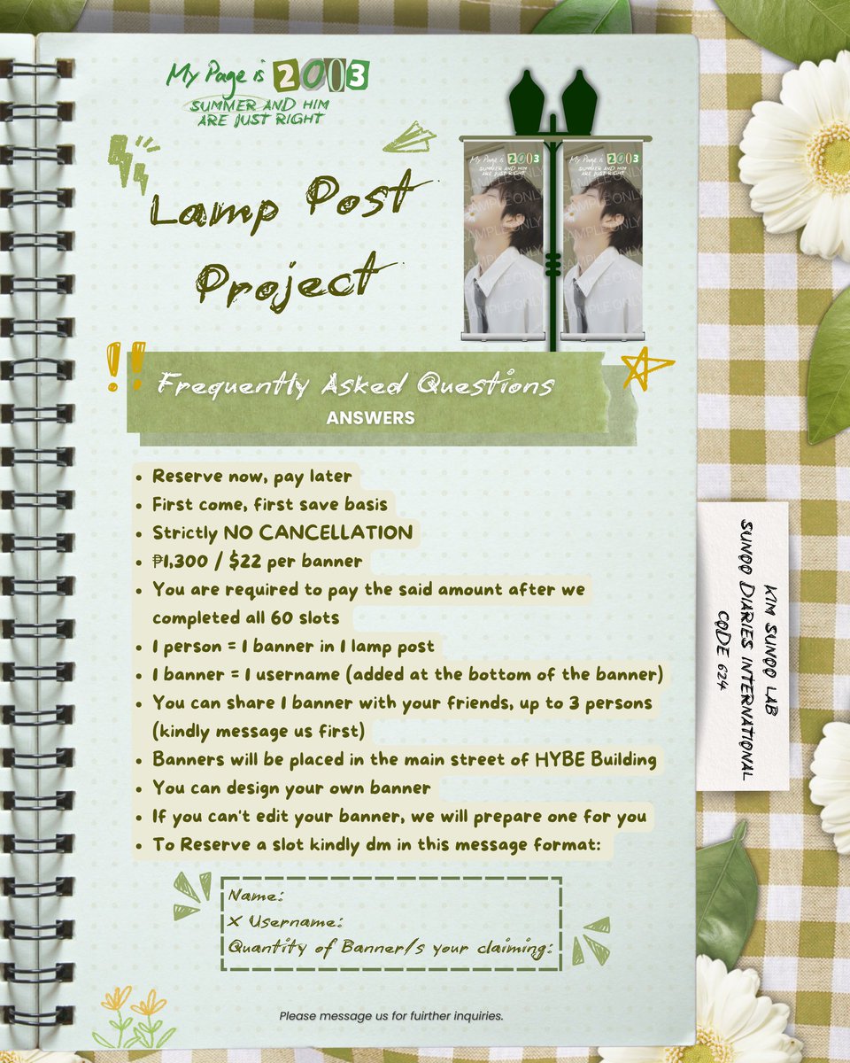 SUNOO DIARIES INTL FAN BASE tweet media