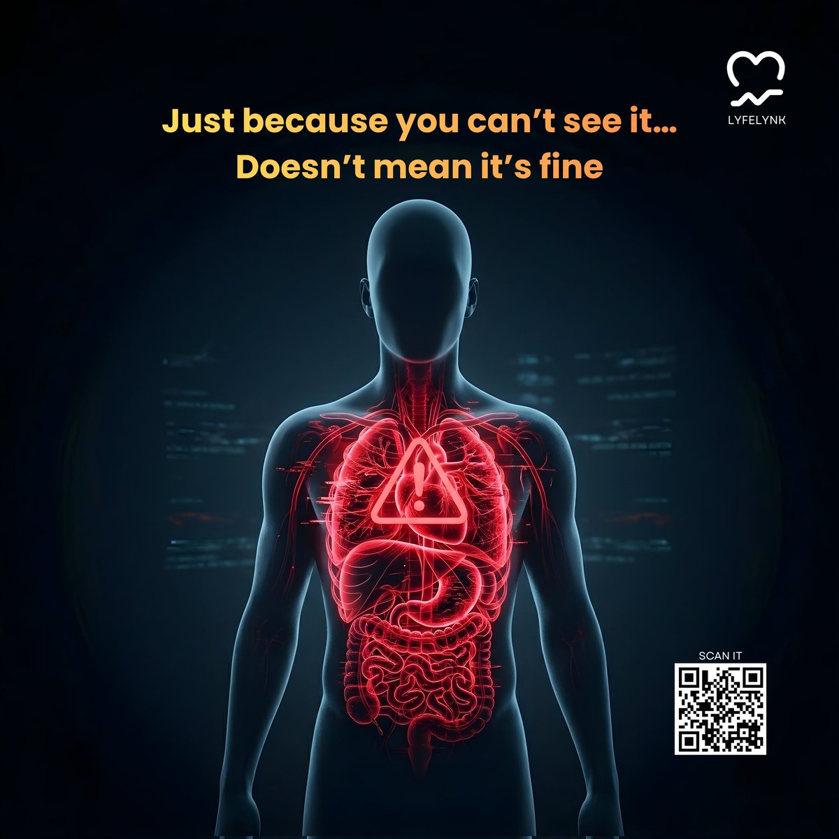 lyfelynk's tweet photo. Your body has 78 organs. You track 0 of them. 🫀
You track your screen time. Your steps. Your expenses.
But the one machine that runs all of it?
Zero data. Zero visibility. Zero clue.

LyfeLynk changes that. 📲
Track. Know. Own your health. https://t.co/j0BWWvN6fD