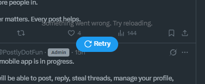 PostlyDotFun's tweet photo. @Alphaspy9 We want to but there seems to be an X Communities glitch right now that is preventing us from adding it to highlights. We’ll do it as soon as it is fixed. https://t.co/16SYV8cWBp