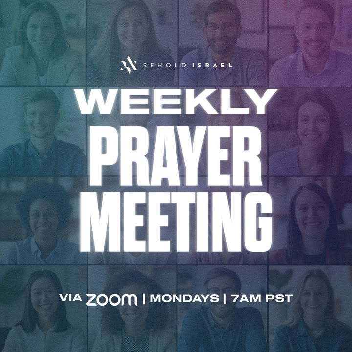 beholdisrael's tweet photo. Join us in 1 hour! Our Weekly Prayer Meetings are now on MONDAYS at 7:00 am PDT! 

https://t.co/cY5cDDTtGu https://t.co/GfwZfGYwTd