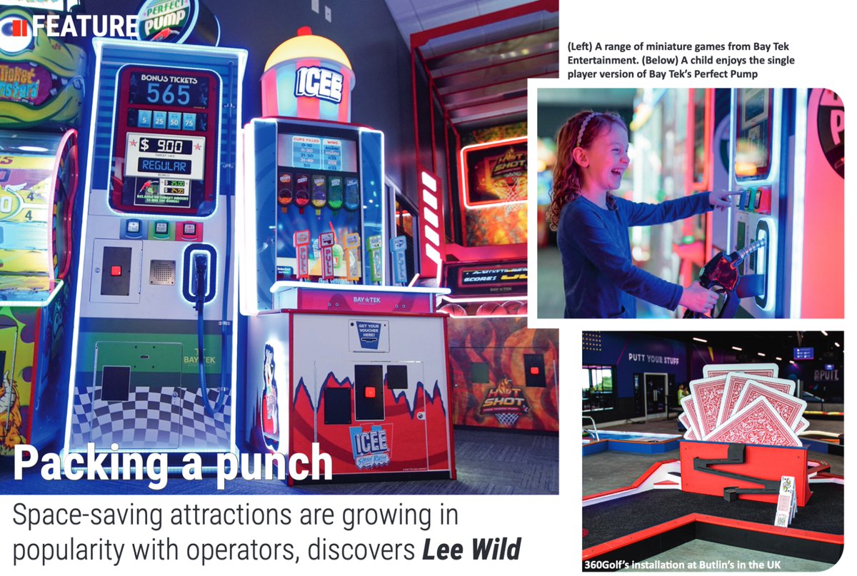intergamefun's tweet image. Space-saving attractions are growing in popularity with operators, discovers Lee Wild

Read the full feature in this month’s issue of InterGame ⬇️

ow.ly/2keN50YAyQ0

#ArcadeGames #SpaceSaving #MiniatureGames #GameOperators #ArcadeAttractions #InterGameMagazine
