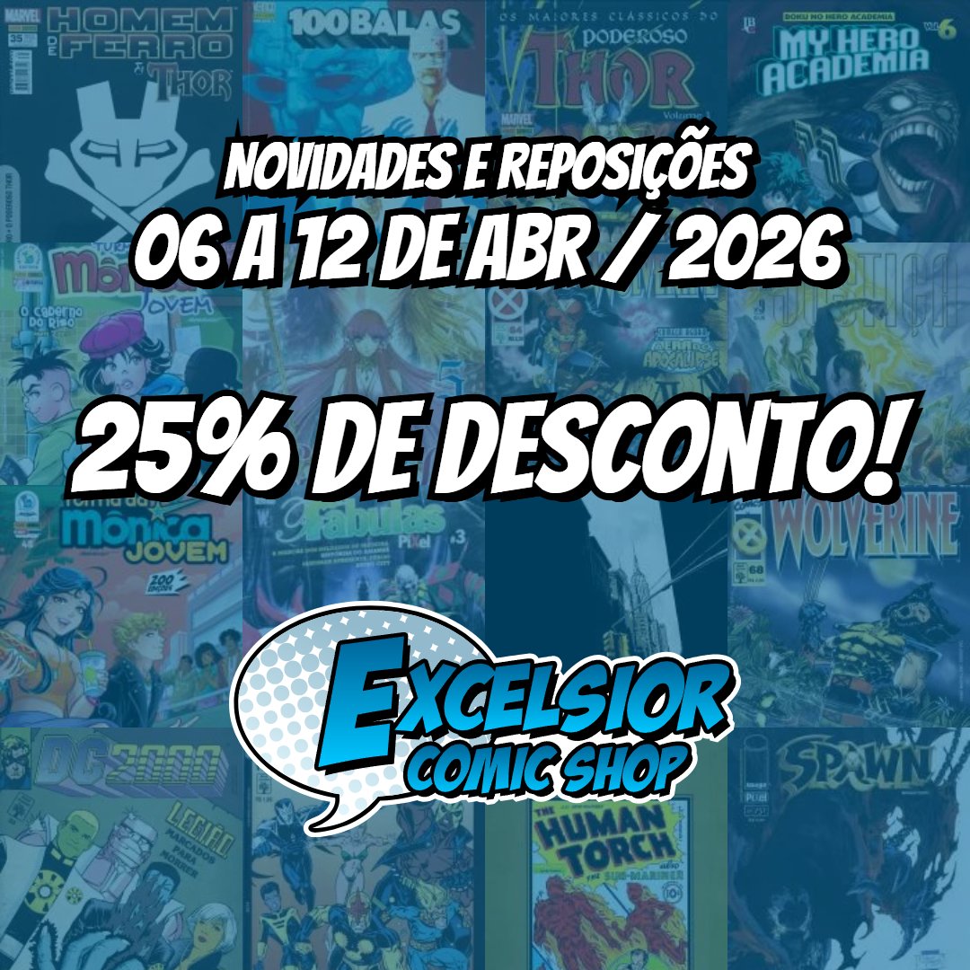 ExcelsiorShop's tweet photo. Começou mais uma promoção semanal na Excelsior Comic Shop, com 400 revistas do nosso acervo com 25% de desconto!        

Aproveitem!         

https://t.co/L6eVEGHgxL

#excelsior #sebo #promoção https://t.co/7HltJPHrs3