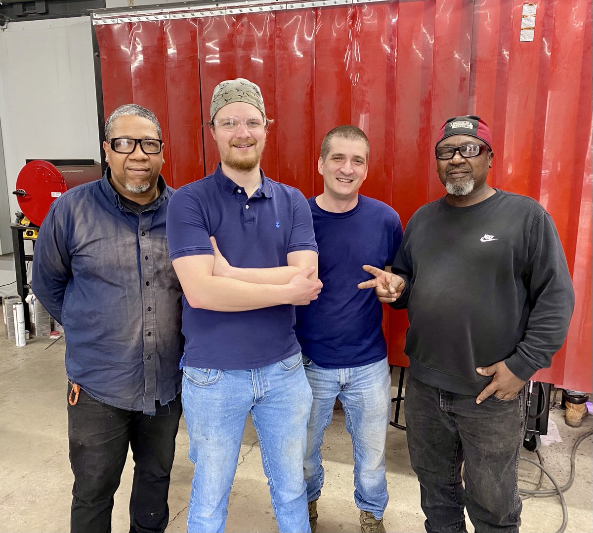 RemingtonEDU's tweet image. Happy National Welders Month to our amazing instructors—Carlos, Jesse, Justin, and Derrick! Thank you for teaching future welders at Remington College–Cleveland Campus.
 
remingtoncollege.edu/locations/clev…
 #remingtoncollege #Cleveland #welding