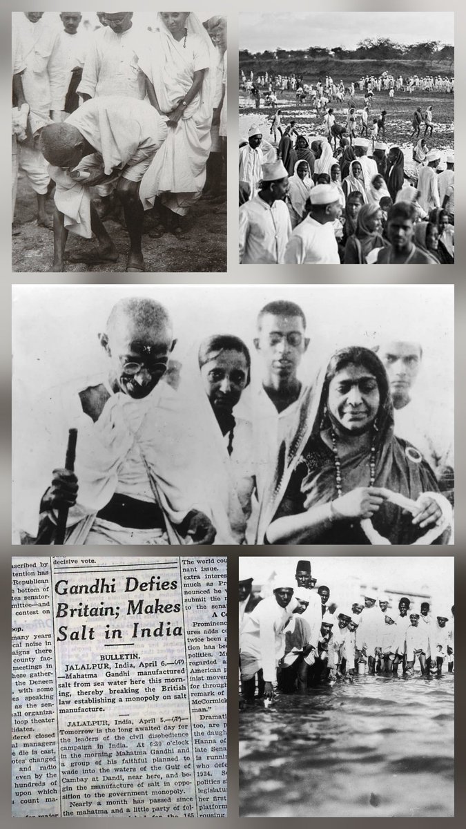 Today, April 6, 2026, marks the 96th anniversary of this historic day, when a handful of salt raised on the beach of Dandi became an immortal symbol of self-esteem, resistance and freedom consciousness of the whole nation. 
#MahatmaGandhi #BritishEmpire #IndependenceMovement