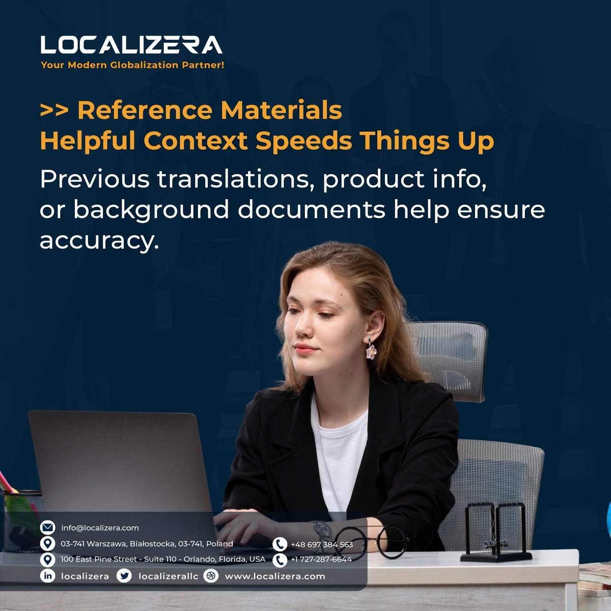 localizerallc's tweet photo. Sending the right materials from the start helps translators work faster and keep your message consistent.
Here are things clients often forget to send to the translation agency! Choose Localizera’s services!
https://t.co/Evr7X00P2Y

#Translation #Localization https://t.co/Kw6Q5lGvnh