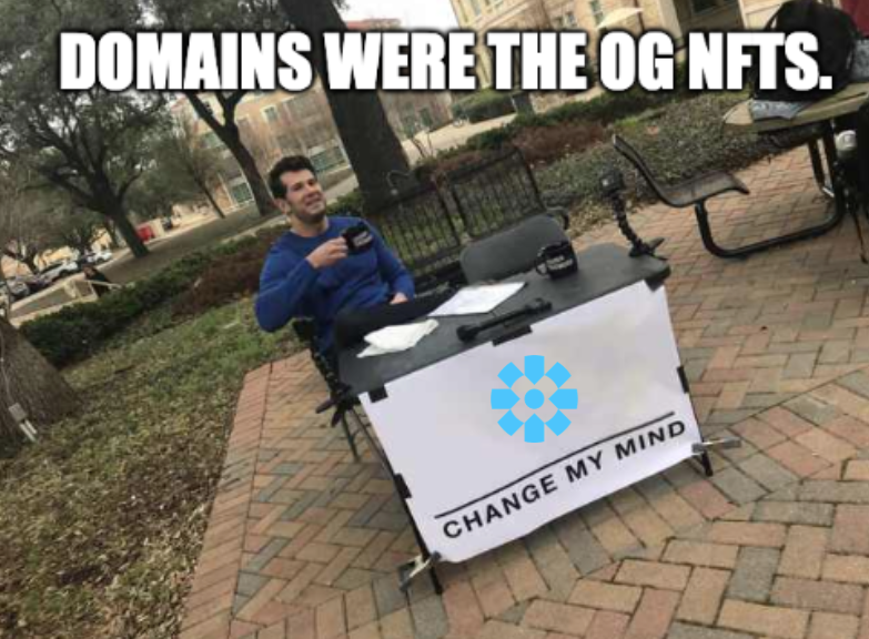 Domains were the OG NFTs.