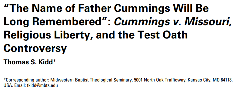 Thomas S. Kidd tweet media