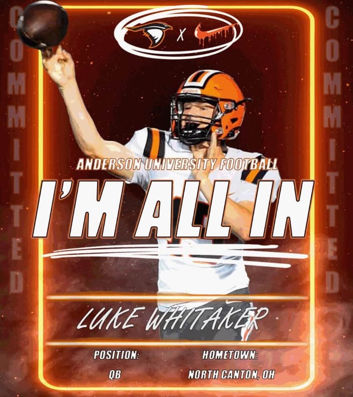 Q92Sports's tweet photo. Congrats to @nchoovervikings @lwhitakerqb on committing to @AUFootball__ Good Luck, Luke! #hoovervikings #andersonfootball #Q92sports https://t.co/BekXKCgll5
