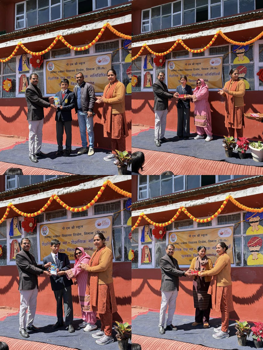 Annual Result Distribution conducted in JNV Theog Shimla Himachal Pradesh for the Academic Session 2025-26. <a href="/NVS_HQ/">NVS INDIA</a>
#NVS #JNV #AnnualResult #AcademicExcellence